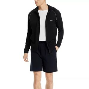 Boss Men’s Mix & Match Jacket Lightweight Layering Long Sleeve Zip Up Black XL